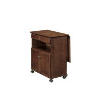 扉付き　バタフライワゴン　ダークブラウン