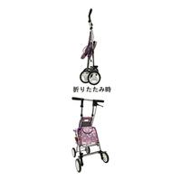 アソシエ　シルバーカー　牡丹柄