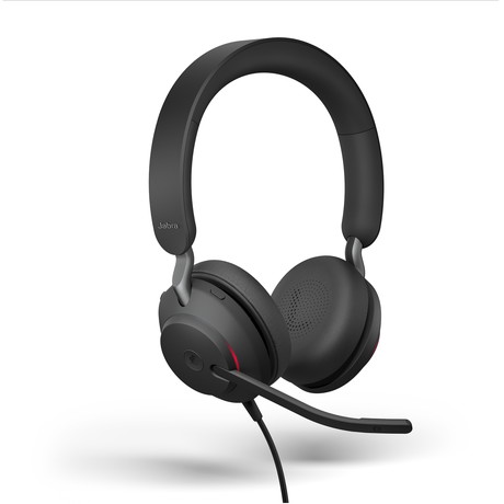 両耳用有線ヘッドセット（Jabra　Evolve2　40　SE　MS　Stereo　USB　C/A）