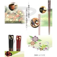 箸　金座福ふくろう　２１ｃｍ　２セット