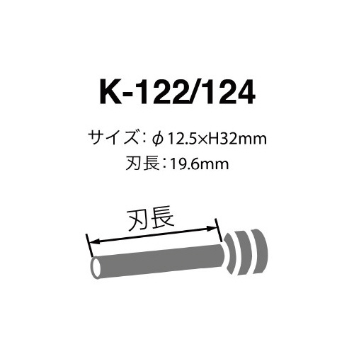 替パイプロット刃　Ｎｏ．１２２Ｎ用