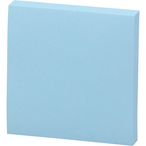 ポストイット　再生紙ノート７５×７５　ブルー　１冊