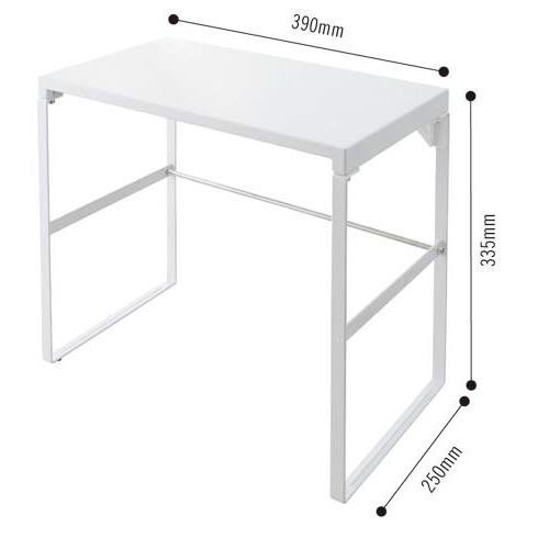 机上台　トールタイプ　幅３９０ｍｍ　白