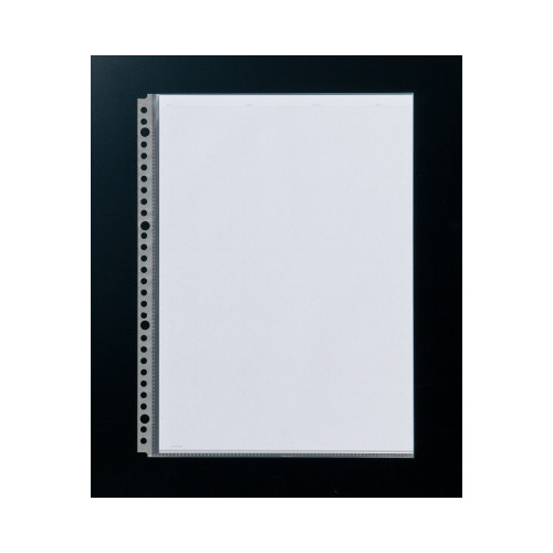 クリヤーブックルポ用リフィルＡ４縦３０穴灰１０枚