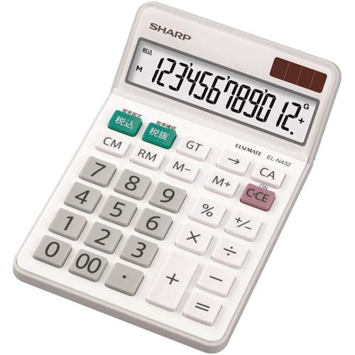 電卓　チルト　ナイスサイズ　ＥＬ－Ｎ４３２Ｘ