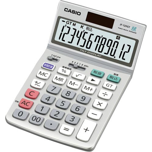 グリーン購入法適合電卓ジャストＪＦ－１２０ＧＴ－Ｎ