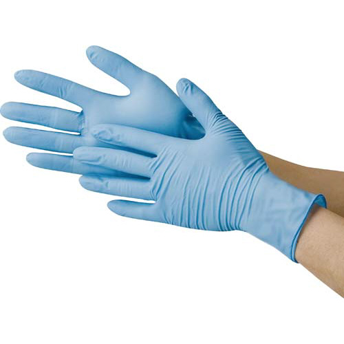 ニトリル手袋ストロング粉無　青　Ｓ　１００枚入