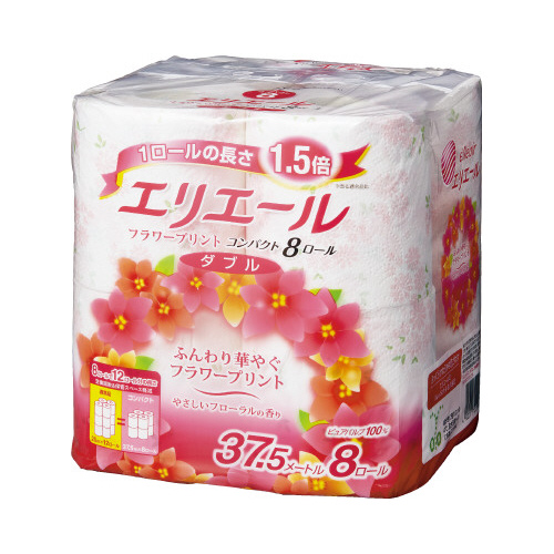 フラワープリント　ダブル３７．５ｍ　８個
