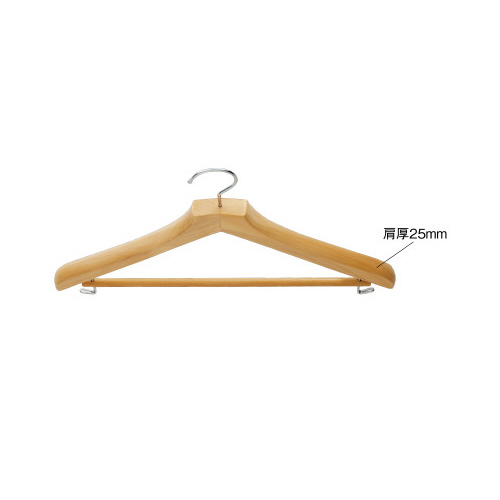 木製ハンガー　木と生活　スライド　ナチュラル