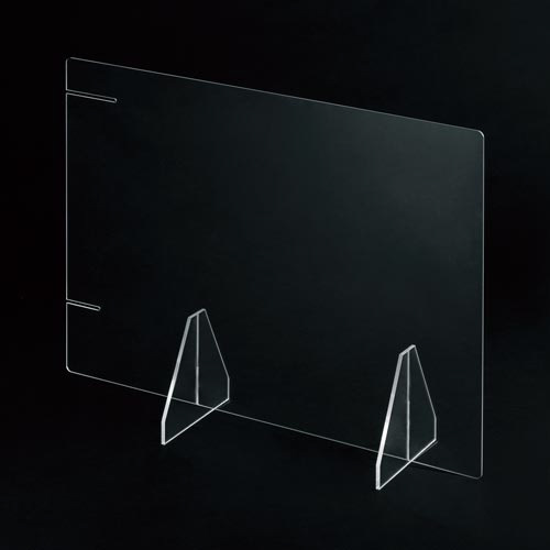 飛沫対策ガード　アクリルスタンド　縦横両用