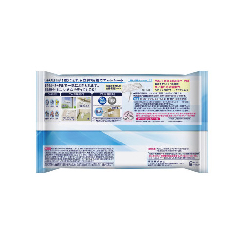 クイックルワイパー　立体吸着ウェットシート　１６枚
