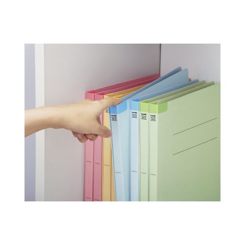 フラットファイル＜Ｋ２＞背補強タイプ　桃　１０冊