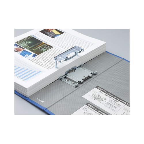 両開きチューブＦ＜Ｋ２＞Ａ４縦背幅６５ｍｍ青