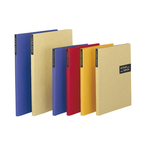 スクラップブックＳスパイラルとじ固定Ａ４　４０枚茶