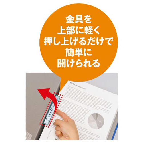 チューブＦ＜エコ＞青Ａ４縦背幅１０５ｍｍ１０冊