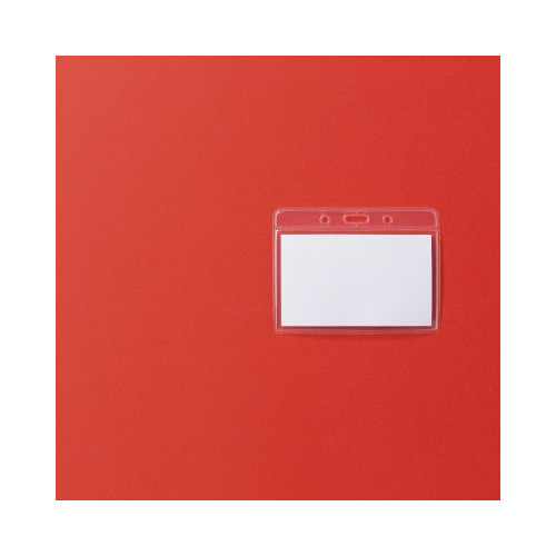 ソフト名札ケース（名刺サイズチャックなし）１００枚