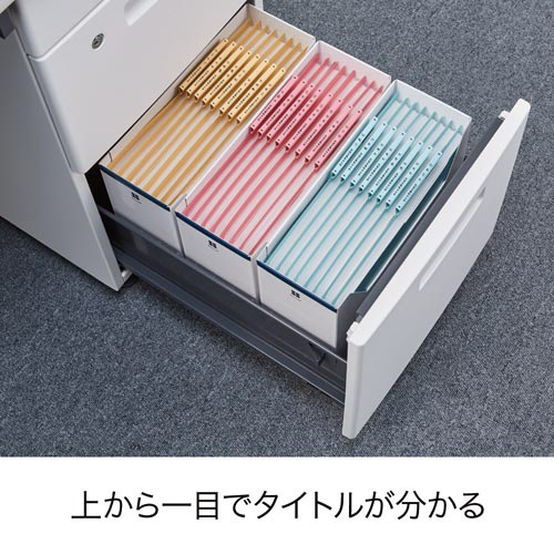 個別フォルダー　パッと見っけ！ピンク　１００枚