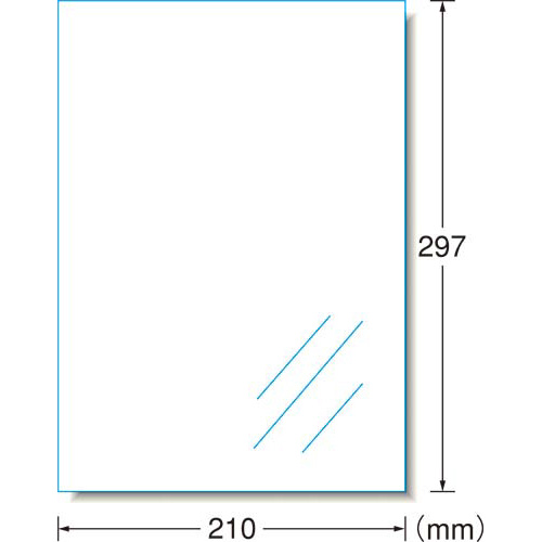 フィルムラベル　透明ツヤ消し　ＩＪＰ　１面　１０枚