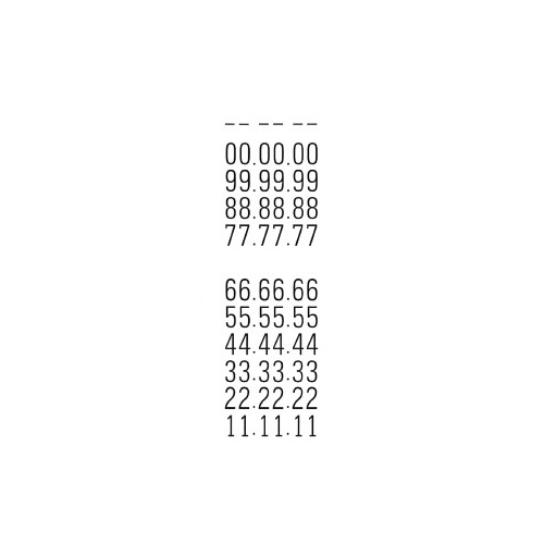 ハンドラベラーＡＣＥ　６Ｄ　６桁（日付印字用）