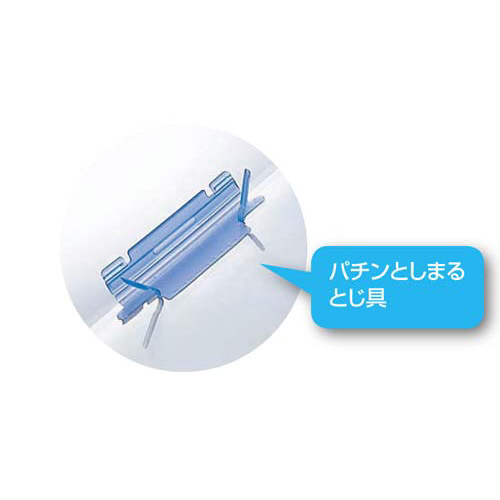 ルーパーファイル　背幅６ｍｍ　Ａ４縦　乳白　２５冊