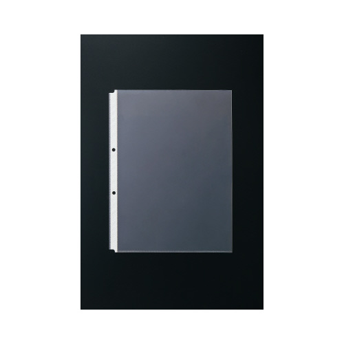 クリヤーブックリフィル　２穴　厚口　２０枚