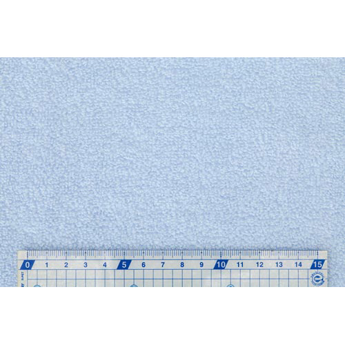 毛羽落ちしにくい無撚糸フェイスタオル　ブルー×４