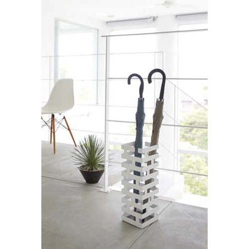 傘立て　ブリック　幅１６０　ホワイト