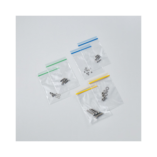 ユニパックカラーチャック緑Ａ５　１００枚入×５