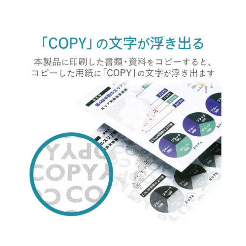 個人情報保護法対策　コピー予防用紙Ａ４　１００枚