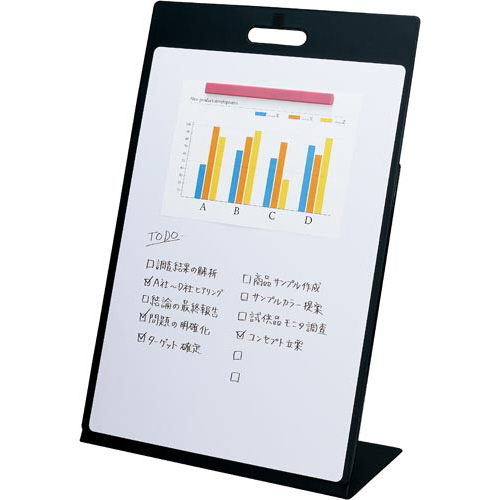持ち運べるミーティングホワイトボード　Ａ２　縦×５