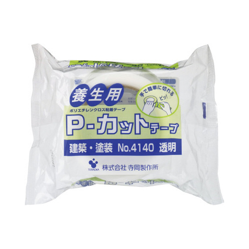 養生Ｐ‐カットテープ　Ｎｏ．４１４０　透明　９０巻
