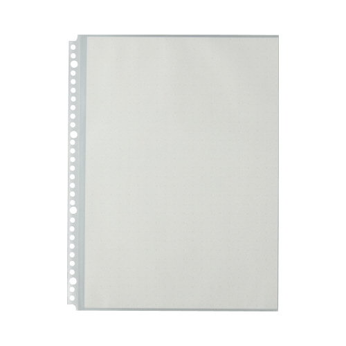 クリアポケットリフィールＡ４縦　グレー　１００枚