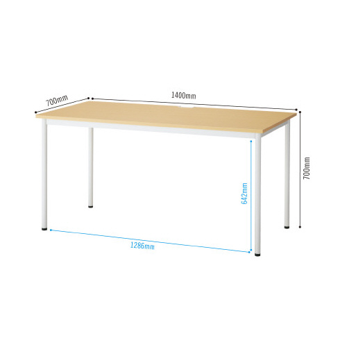 ＳＨシンプルデスク　Ｗ１４００　ナチュラル