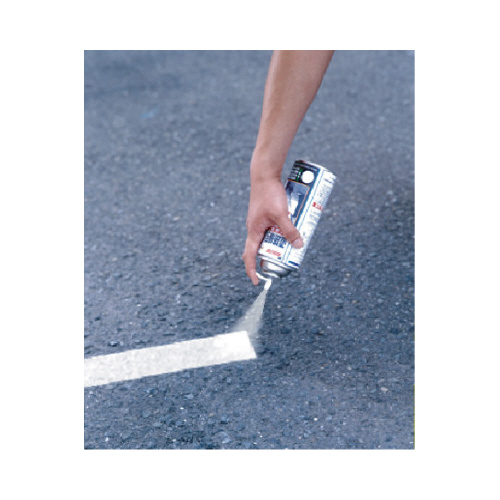 道路線引き用スプレー太線用　白色　４００ｍｌ