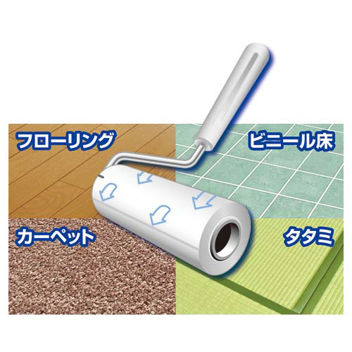 粘着スペアテープどこでもフロア用全面塗り３巻×２０