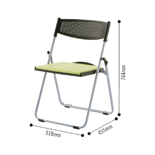ＮＦＡ折りたたみイス　グリーン１０脚セット