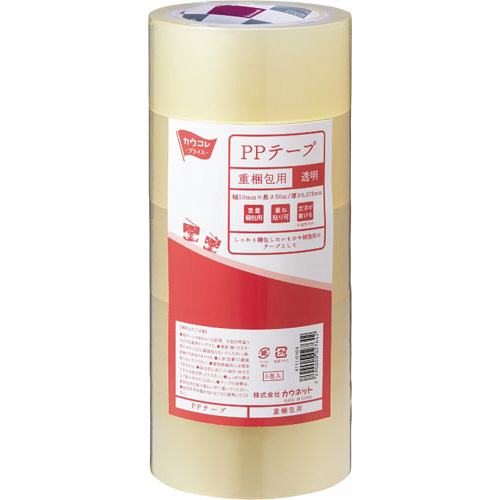 ＰＰテープ　重梱包用　透明　６０巻