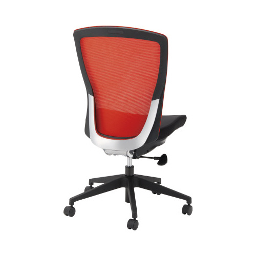 ラフィナートネット２チェア　可動肘付　レッド