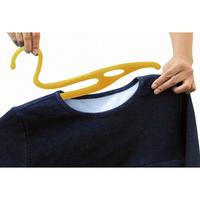 ニューウェーブネックハンガー３本組　イエロー