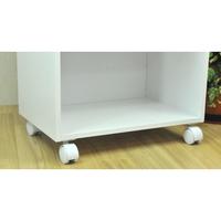 貼るだけキャスター４個組　ホワイト