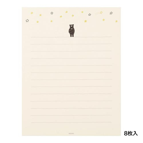 レターセット　えがお　星空柄　９１８０２－５４４