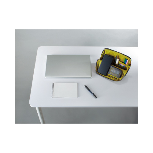 キャンパスツインリングドットＢ罫５０枚ハーフ　紺