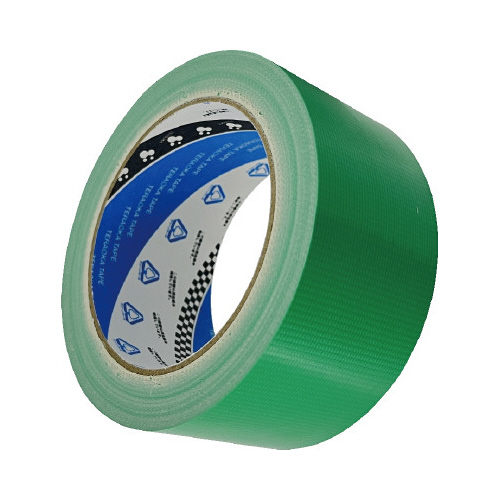 再生ＰＥＴ布テープＮｏ．１６０５　緑　３０巻