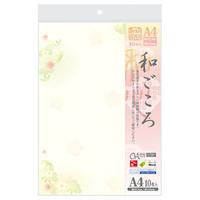 和柄用紙　和ごころ　Ａ４判　松竹梅　５冊入