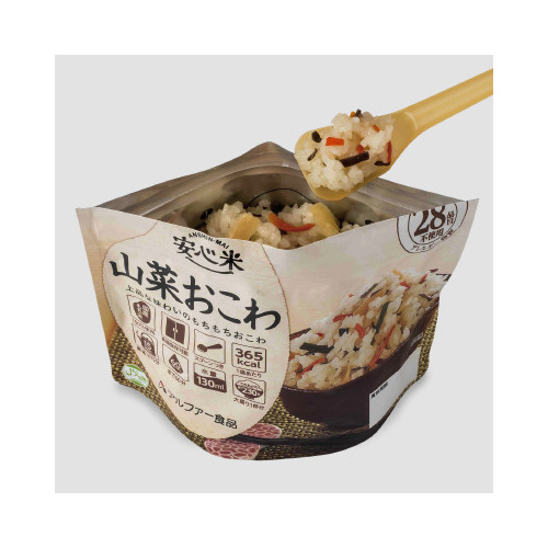 安心米　山菜おこわ　３０食入※