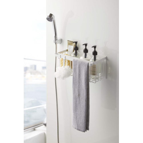 マグネットバスルームバスケット　タワー　ホワイト