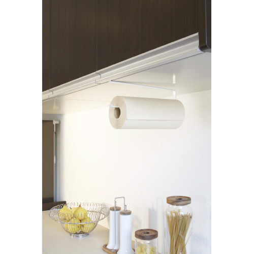 戸棚下キッチンペーパーホルダー　タワー　ホワイト