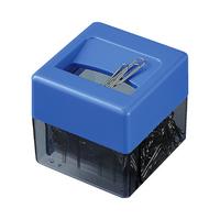 マグネットボックス　ゼムクリップ小５０ｇ　青１０個