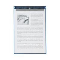 超薄型クリップボードフック穴付Ａ４ＤグリーンＸ２