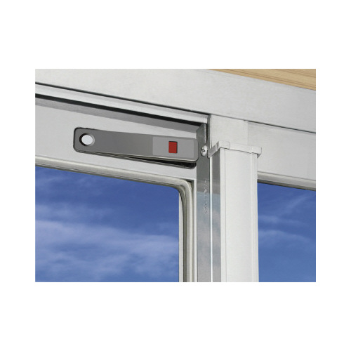 お知らせ窓付き　ワンタッチロック小１Ｐ　シルバー